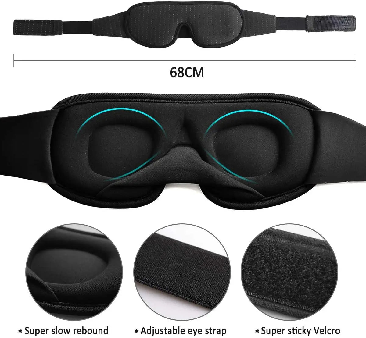 3D Blackout Sleep Mask