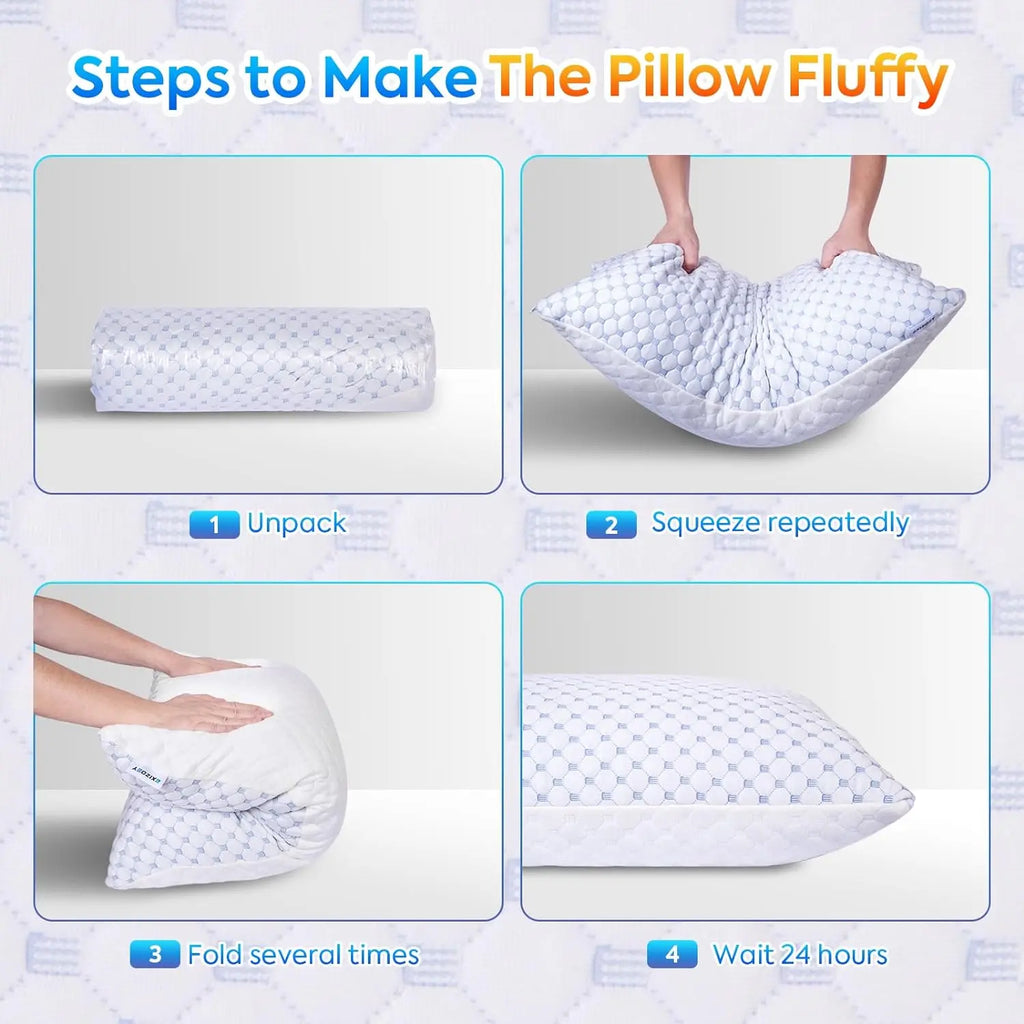 Cooling Adjustable Memory Foam Pillow
